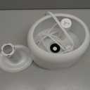 2L Cool Mist Humidifier for Bedroom with 360 Adjustable Nozzle, High and Low Mist Levels, Ultra-Low Noise, Light-Off, No BPA, Auto Shut Off, Ideal Baby Humidifier with Easy Top Filling