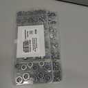 2 x 201pcs Locknuts Assortment Kit,M3 M4 M5 M6 M8 M10 M12 Metric Nylon Insert Lock Nuts Set,304 Stainless Steel Lock Nuts