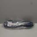 Smiry Half Circle Front Door Mat Outside Entrance, Heavy Duty Sturdy Natural Rubber Doormat, Trap Dirt and Moisture, Low Profile Mats for Indoor Outdoor Entry, Irregular Triangle (35x23, Blue)