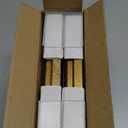 upsimples 5x5 Picture Frame with Real Glass, Ornate Vintage 5 x 5 Photo Frames for Wall Decor or Tabletop Display, Gold, 2 Pack