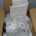 Reaketon 20" Small Bedside Table Lamps for Bedroom Set of 2, Modern Lamps for Night Stands, Farmhouse Table Lamps for Living Room, Home Office and Hallways,White