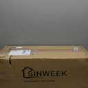 SINWEEK Tri Folding Mattress Foam Topper 4" Thickness Floor Cot Mattress, Guset Bed with Removable&Machine Washable Cover and Lining, CertiPUR-US Certified 25 x 75 Inch