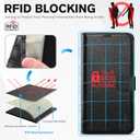 TUCCH Wallet Case for iPhone 14, [RFID Blocking] [4 Card Slots] TPU Interior Protective Case, Magnetic Folio Shockproof PU Leather Stand Flip Cover Compatible with iPhone 14 6.1 5G, Textured Black