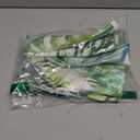 Emvency Set of 2 Throw Pillow Covers Tropical Watercolor Artistic Modern Green Palm Leaf Decorative Pillow Cases Home Decor Standard Square 18x18 Inches Summer White Pillowcases