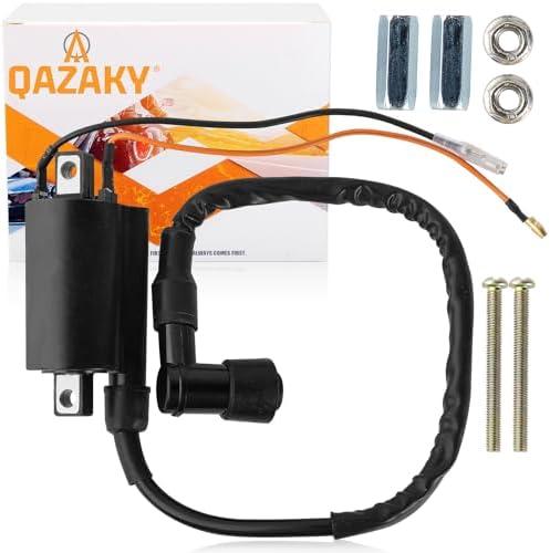 QAZAKY Ignition Coil Compatible with Kawasaki Bayou 300 KLF300 KLF300B KLF300C KLT160 KLT200 KLT250 KLF300 KLF300A ATV