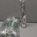 Gyufise 6 Pack Metallic Foil Spray Centerpiece Star Table Decoration Burst Table Centerpieces Table Decor for Birthday Wedding Anniversary Graduation Holiday Party Supplies Silver