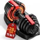 28 lbs Adjustable Dumbbell Set, Adjustable Dumbbells, 28LB Single