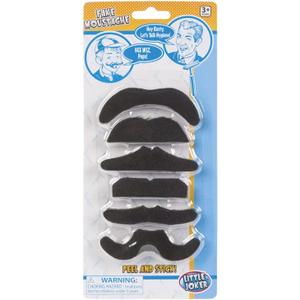 Fun Uncle 01980 Fake Moustaches Assorted Styles