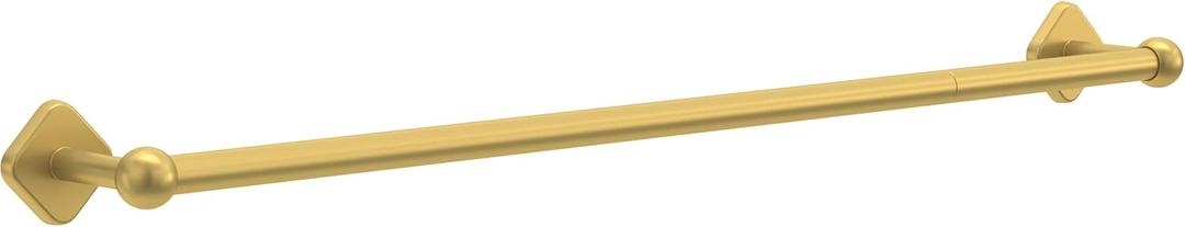 Franklin Brass Gainesville (1-Pack) 18'' Towel Rack w/ 6" Extender for Bathroom Satin Gold Towel Bar for Bathroom Wall Mounted Towel Holder Rod GNV26-SG