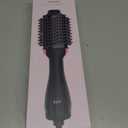 Hair Dryer Brush Blow Dryer Brush in One, Upgraded 4 in 1 Hair Dryer and Styler Volumizer with Negative Ion Anti-frizz Ceramic Titanium Barrel Hot Air Hair Straightener Brush