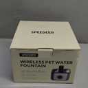 Wireless Cat Water Fountain Stainless Steel, 135oz/4L Pet Fountain Battery Operated, Cordless Running Water Dispenser for Cats & Dogs with Motion Sensor, Ultra Quiet, Multi-Filtration