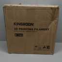 Kingroon PLA Filament,12 Rolls, Dimensional Accuracy +/- 0.02 mm, 12kg Spool(26.5lbs), 1.75 mm, Grey
