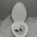 Kohler K-20110-0 Brevia Elongated Toilet Seat with Grip-Tight Bumpers, Quiet-Close Seat, Quick-Attach Hardware, White