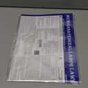 ZLODEPIP 2026 Michigan State and Federal Labor Laws Poster  OSHA Compliant Laminated 24" x 36" English 1 Pack Folded