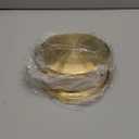 Nuogo 20 Pieces Stainless Steel Gold Plates 6.5 Inch Gold Dinner Plates Metal Serving Tray Dessert Dishes for BBQ, Salad, Snack, Desserts, Food Serving, Outdoor Camping