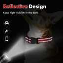 Martingale Collar for Dogs with Quick Release Buckle, Reflective Soft Padded & Escape Proof, Adjustable Nylon Dog Collars for Training & Daily Walking (Red,M)