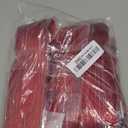 Red Braiding Hair with Tinsel Pre Stretched Braiding Hair 30 Inch 3 Packs Pre Feathered Hair Extensions Yaki Texture Glitter Braids