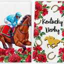Kentucky Dish Towels Kentucky Tea Towels Horse Racing Banner Kentucky Decorations for Home Party