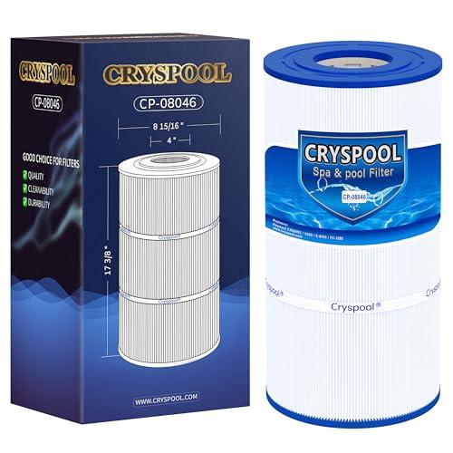 Cryspool® 08046 Filter Compatible with Hayward C900, CX900RE, C-900, PA90, Posi-Clear PXC-95, C-8409, Ultral-B6, PP-B6, FC-1292, 90 Sq. Ft Pool Filter Cartridge, 1 Pack