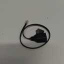 GINTOOYUN 6P6C Extension Cable with Cap RJ12 Crystal Head Cable Male to Female with Dust Cover Black 35CM