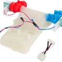 BlueStars W11101906 W11210463 Washer Water Inlet Valve Replacement Part - Compatible with Whirlpool Amana Maytag Washer - Replaces W10701461 W10883458 W10869803 W11038696 AP6329219