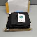 Puzzle Mat Roll Up Puzzles Board for Jigsaw Up to 2000, 1500, 1000, 500 Pieces Large Portable Table Saver Mats Puzzle Keeper Cover with Sorter Trays Storage Bag Kit Holder Organizer Pad for Adults (Black Felt)