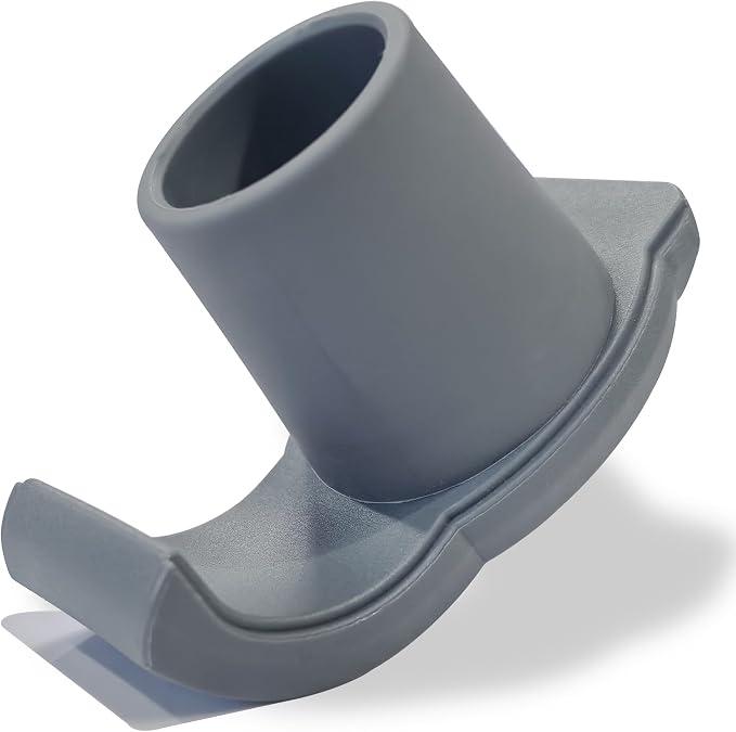 Walker Ski Glides for Folding Walkers | Non-Slip Winter Walker Accessories Tips for Outdoor Use | Fits Standard Rollators & Walkers with 1-1/8 Inch Legs - Set of 4, Grey