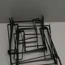 MUDEELA 10-Tier Pots and Pans Organizer under Cabinet, 23.62" Height Heavy Duty Pot and Pan Organizer Kitchen Cabinet Organization and Storage, Adjustable Pot Rack for Frying Pan, Cast Iron Skillet