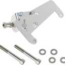 Cascadia Mirror CB Antenna Mounting Bracket Compatible with Freightliner Trucks PCA5002, Heavy Duty Steel Antenna Mounting Bracket with SO-239 Stud Connector