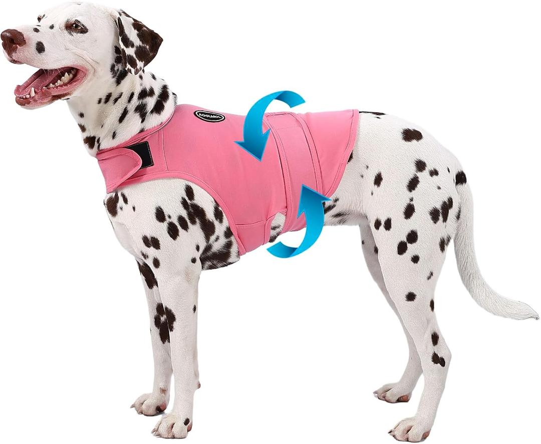 Dog Anxiety Vest and Shirt, Skin-Friendly Calming Shirt - Thunder Jacket for Pet Vet Visits - Dog Jacket for Thunder, Fireworks, Anti Anxiety Vest for Pet Without Medicine & Training