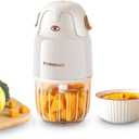 Baby Food Maker - Processor & Blender for Fresh Meals, Fruits, Veggies, Meat & Puree (White)