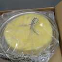 Joel Modern 2-Light Flush Mount Ceiling Light Fixture with Etched Glass Shade for Hallway, Entryway, Passway, Dining Room, Bedroom, Garage, Kitchen, Balcony, Living Room