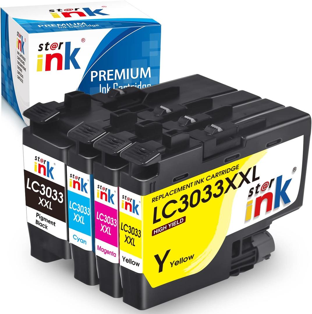 923 Ink Cartridges Combo Pack Replacement for HP 923 Ink Cartridges for HP Printers Compatible with HP OfficeJet Pro 8130e OfficeJet Pro 8135e 8122e 8138e 8139e 8120e Printer Ink,4-Pack Without Chip