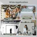 8.5x10 ft Backdrop Stand, Maxztill Adjustable Back Drop Banner Stand, Photography Photo Studio Background Stand Support Kit for Parties Wedding Decoration with Carrying Bag