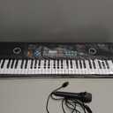 61 key keyboard Piano,Portable Electronic Digital Piano,Built In Dual Speakers,External Microphone,Power Plug,Rich Teaching Content,Multi-Functional Electronic Piano Suitable For Beginners