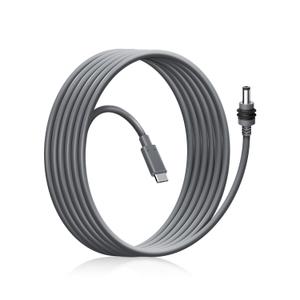 Starlink Mini USB C to DC Power Cable 16 FT | USB Type C Essential Starlink Mini Accessories | USB-C to DC Waterproof Cord 5M Compatible with 100W+ Power Bank and PD Charger