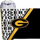 Rico Industries NCAA Standard 24oz Acrylic Tumbler with Hinged Lid, Officially Licensed Double Wall Tumbler with Straw