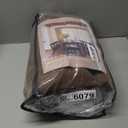 Dutch Cocoa Linen Curtains 102 Inches Long for Living Room Pinch Pleated Drape with Hooks Rings for Track System Light Filtering 102 Inch Curtain for Bedroom Sliding Patio Door 2 Panels Brown