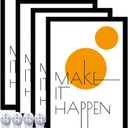 16x24 Picture Frame Set of 4, Black 16 x 24 Frame High Transparent Wall Gallery Poster Canvas Photo Frames for 16 by 24 inches