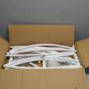 8ft(2.4M) Heart Shaped White Metal Balloon Arch Stand Frame Display KitLove Balloon Arch Frame for Proposal, Wedding, Valentines Day, Bridal, Birthday Party Decorations