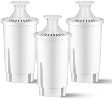 WaterJingYi Replacement for Brita Water Filter, Replacement for Brita Water Pitchers and Dispensers, Classic OB03, Mavea 107007, 35557, NSF Certified Water Filter, 2 Pack