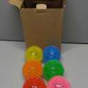 VITEVER 3.5 Squeaky Dog Toy Balls (6 Colors) Puppy Chew Toys for Teething, BPA Free Non-Toxic, Spikey Dog Balls for Medium, Large & Small Dogs, Durable Toys for Aggressive Chewers