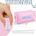 Portable Mahjong Set with 160 Tiles Soft Carrying Case and Rule Cards for Beginners Nice for Travel, Family Gatherings Nights(Modern), 8.7 x 4.7 x 2.8 inches