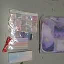 Maitys Bible Cover Case for Women, Large Bible Bags with Durable Handle, Quilted Carrying Case Organizer with Study Supplies Accessories, Christian Gifts for Girls (Purple), Sized at 11.42" x 8.89" x 3.15"