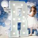 imprsv 4FT Marquee Letters, Cool White Letters R, Large Marquee Lights for Marry Me & Party Decor, Birthday Decor