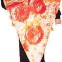 ReneeCho Kids Pizza Slice Halloween Costume Boys Girls Children Food Costume Funny Cosplay Onesie One Size