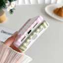 Yeddabox for iPhone 17 Pro Max Case Cute Striped Phone Case Soft TPU Slim Shockproof Phone Cover for Women Girls, Pink