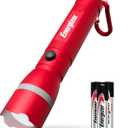 Energizer R-300 LED Flashlight Emergency Safety Light, Bright IPX4 Water Resistant Flash Light, Durable Emergency Light for Hurricane Preparedness, Batteries Included (Small)