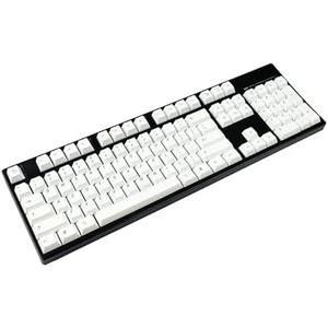 YMDK 139 Mac Keycaps Cherry Profile Normcore Style Minimalist Dye Sub PBT White Key Cap for 104 TKL 60% 96 84 68 Keychrone K2 K4 K8 MX Switches Keyboard