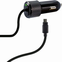 ZGear Quick Charge Micro USB Car Charger - Black, 6 ft